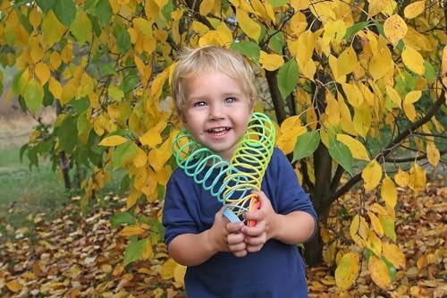 The Dreidel Company Plastic Multicolor Coil Spring, Goody Bag Fillers, Party Favor for Kids, 3" Inches (80mm) (480-Pack)