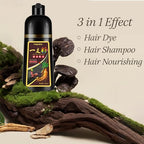 Hair Dye Shampoo 3 in 1, Hair Color Shampoo, Semi-Permanent Hair Color, Instant Wine Red Hair Dye, Safe & Professional Hair Dye Shampoo, Easy To Use, For Salon & Home DIY 16.9 FL OZ (Wine Red)