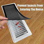 Floor Register Vent Cover- 4"x12" Magnetic Air Vent Screen Mesh Cover, Perfect for Wall/Ceiling/Floor Air Vent Filters (4-Packs)