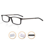 EYEGUARD Reading Glasses with Portable Case Slim Mini Pocket Readers for Women Men Eye Glasses