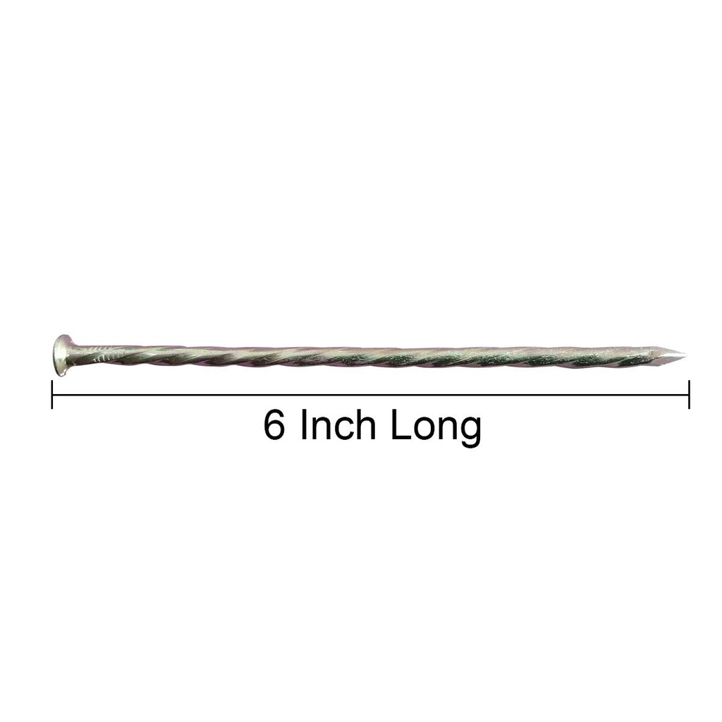 Artificial Turf Stakes, 35 Count 6-Inch,Galvanized Metal Landscape Spikes