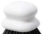 Dish Brush with Handle, Kitchen Scrub Brushes for Cleaning, Dish Scrubber with Nylon bristles for Sink, Pots, Pans(2Pack Black +2Pack White)