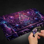 Playmat for MTG, with Free Storage Bags,Game Mat 24 x 14 inches, TCG and Board Game Mat for Cards(Regular,Magic Mat 14)