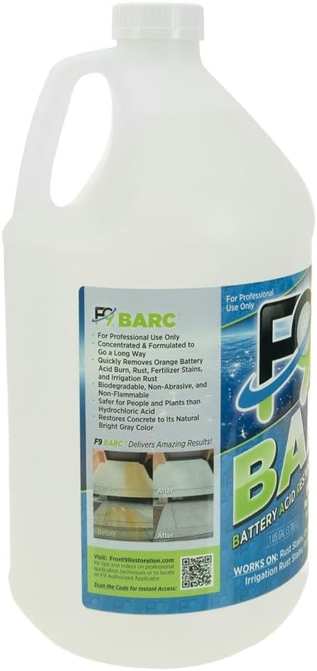 Front 9 Restoration F9 BARC Concrete Rust Remover 1 Gallon