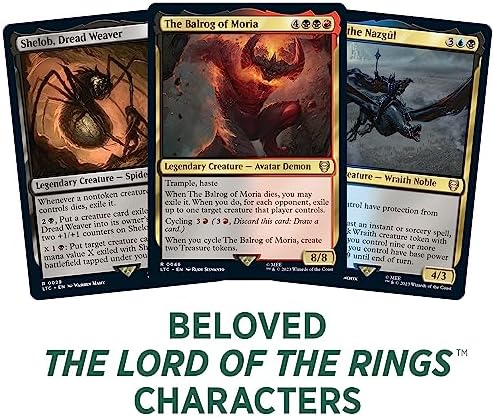 Magic: The Gathering The Lord of The Rings: Tales of Middle-Earth Commander Deck 4 + Collector Booster Sample Pack