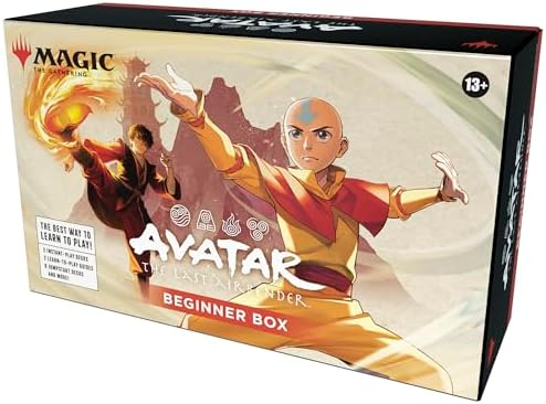 Magic: The Gathering | Avatar: The Last Airbender Beginner Box | 2-Player Card Game (Includes 2 Tutorial Decks, 8 Themed Decks, 2 Playmats, 2 Spindowns, and More)