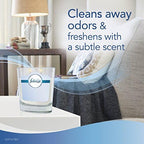 Febreze Scented Air Freshener Candle, Linen and Sky, Home Fragrance, Odor Eliminator for Strong Odors, 6.3 Oz (4 Count)