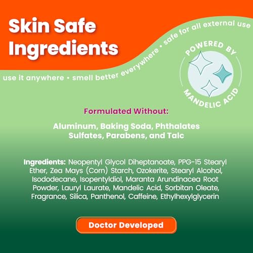 Lume Whole Body Deodorant - Smooth Solid Stick - 72 Hour Odor Control - Aluminum Free, Baking Soda Free and Skin Safe - 2.6 Ounce (Pack of 2) (Fresh Alpine)