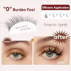 Lash Clusters 120Pcs Invisible Band Natural Eyelash Clusters 10-14mm C Curl Lash Extensions DIY Individual Cluster Lashes Thin & Clear Band False Eyelashes(CB122)