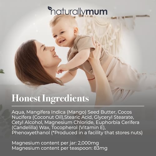 Magnesium Bedtime Lotion for Kids & Babies [NATURAL & SAFE] - Topical Kids Magnesium Cream Lotion for Sleep - Safe for Babies (6M+) - Support for Sleep, Bone & Overall Kids Health