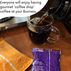 Sarasota Coffee Ground Packets | Gourmet Flavored Medium Roast Bulk Coffee Packs | Southern Texas Butter Pecan | Low Acid Mold Free Individual Pouches for 12 Cup Coffee Maker | 2 Ounce Bags, 36 Count