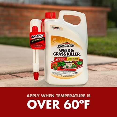 Spectracide Weed & Grass Killer with AccuShot Power Sprayer, 1.33 Gal