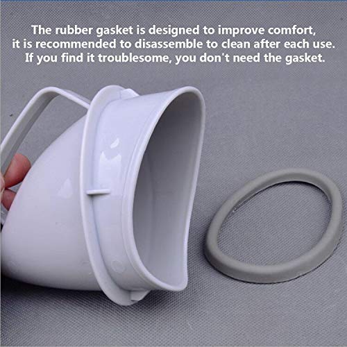 Urinals for Women Portable Leak-Proof Female urinals Ladies Urination Device 2000 ml Large Capacity Urine Cup for Old Women Urinary Incontinence Hospital beds Wheelchair (Blue)