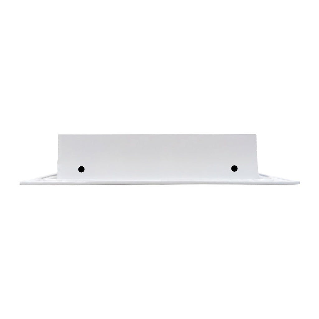 BUILDMART - 22x8 White Modern AC Vent Cover - Decorative Air Vent - Standard Linear Slot Diffuser - Register Grille for Ceiling, Walls & Floors - Texas Buildmart