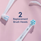 Oral-B iO Series Gentle Care Electric Toothbrush Replacement Brush Heads for an Oral-B Electric Toothbrush, 2 Count, White