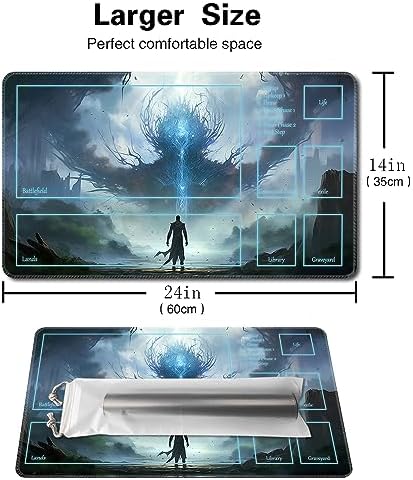 MTG Playmat - Non-Slip Backing Printing, Ideal for Card Game Enthusiasts TCG Playmat (Divine Summon-Deck)