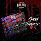 Marmara Barber Cologne - Best Choice of Modern Barbers and Traditional Shaving Fans Travel Size (50 ml, Travel Set)