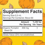 MaryRuth Organics Pumpkin Seed Oil Cold Pressed | 2 Month Supply | USDA Organic Pumpkin Seed Liquid Drops for Men and Women | Urinary Health in Men | Sugar Free | Vegan | Non-GMO | 60 Servings