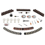 Dremel 160-Piece Rotary Tool Accessory Kit with EZ Lock Technology - 1/8" Shank - Cutting Bits, Polishing Wheel and Compound, Sanding Drums and Sanding Discs (710-08)