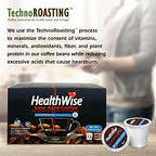 Healthwise Low Acid French Vanilla Decaf, Chemical-Free Swiss Water Process,100% Colombian Coffee K-Cups – Medium Roast, Healthier Coffee for Sensitive Stomachs - 144 count (Pack of 1)