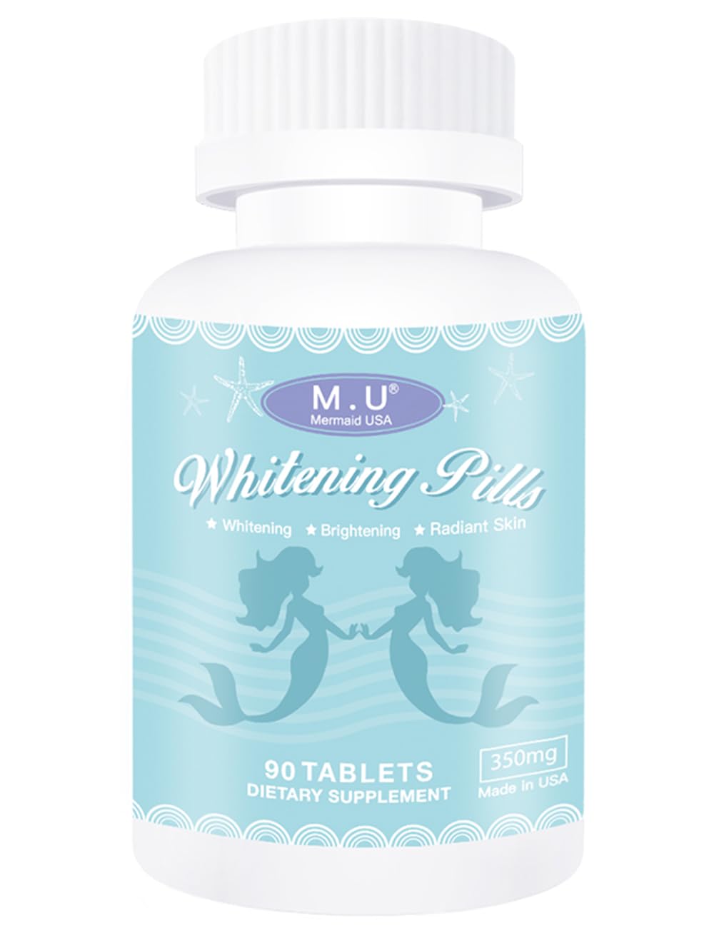 M.U TOP 1 Whitening Pills 3 Times Stronger Than Glutathione-