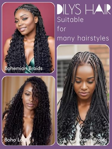Human Braiding Hair for Boho Braids 50g 18 Inch Water Wave Bulk Human Hair for Braiding No Weft 12A Brazilian Virgin Hair Extensions Wet and Wavy Human Hair (Water wave, 50g-18 inch)