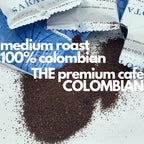 Sarasota Coffee Ground Packets | Gourmet Colombian Medium Roast Ground Coffee Packs | Columbian | Low Acid Mold Free Individual Single Pot Pouches for 12 Cup Coffee Maker | 2 Ounce Bags, 12 Count