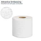 AmazonCommercial FSC Certified 2-Ply White Ultra Strong Toilet Paper, Septic Safe, 286 Sheets per Roll - 36 Rolls
