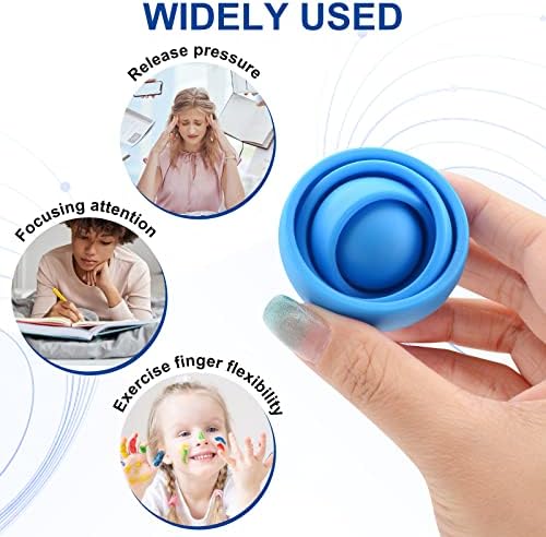 Fidget Toys for Kids, Sensory Toys for Adults, Gifts for Boys Girls Teens Christmas New Year Valentine's Day, ADHD Autism Stress Relief Finger Tools Classroom