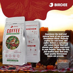 Birdee Vietnamese Coffee – 2.2 LB, Medium Roast Whole Bean, Arabica and Robusta Blend, Hand-Picked, Resealable Bag, Smooth Flavor, Low Acid, High Caffeine, Single-Origin