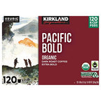 Kirkland Signature Coffee Organic Pacific Bold K-Cup Pod, 120 Count (2 Pack)