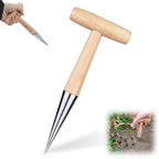 Plant Hole Digger for Planting, Bulb Planting Tool, Handheld Digger, Garden Seed Planting Tool, Garden Seed Dispenser, For Planting Tulip Daffodil Saffron Vegetable Seeds, Easy to Drill Holes (1 PC)