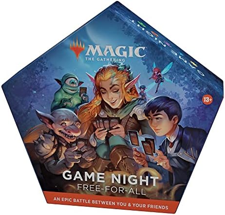 Magic The Gathering Magic: The Gathering Game Night: Free-for-All 2022 | Learn to Play with Decks for 2–5 Players Multicoloured