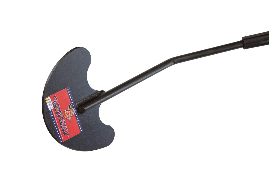 Bully Tools Heavy Duty Sod Lifter - 12-Gauge Sod Lifter with Fiberglass D-Grip Handle, Steel Shaft, Flat Head, Spade Shovel for Gardening, Digging, Edging and Lawn Maintenance - 100% Made in The USA