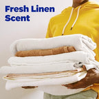 Tide Simply Oxi Boost + Odor Defense, Tough on Stains and Odors, Fresh Linen Scent, 96 Loads, 137 fl oz