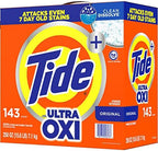 Tide HE Ultra Oxi Powder Laundry Detergent, Original, 250 Ounce