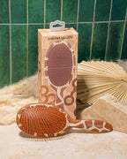 Framar Curly Hair Detangler Brush – Detangler Brush For Curly Hair Giraffe Print Hairbrush For Curly Hair, Wet Hairbrushes For Woman, Womens Hair Brush For Thick Hair, Brush Hair - Giraffe