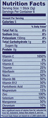 Super C Vitamin & Mineral Drink Mix, Orange, 6 CT Singles To Go, Pack Of 12 (72 Total Packets)