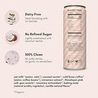 Pop & Bottle Oat Milk Lattes- Cold Brew, Cold Brew Coffee Cans, Canned Coffee, Iced Coffee, Organic, Dairy Free, Gluten Free, Lightly Sweetened with Coconut Nectar- Snickerdoodle, 8 Fl Oz (12 Pack)