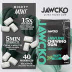 JAWCKO Ultra-Tough Chewing Gum – Mighty Mint, 15X Pack