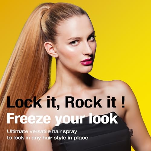 EBIN NEW YORK Wonder Ponytail Bond Freeze Spray Extra Mega Hold - Fine Hair 8oz/ 245ml | Long Lasting Hold, 24-Hour Frizz Control, Shine Enhancing, Fast-Drying, Lightweight, All Hair Types
