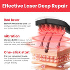 Laser Therapy Hair Growth Comb,Red Light Therapy for Hair Growth,LED Electric Scalp Massager,Red Light Hair Brush,Suitable for Men and Women with Thinning Hair and Hair loss.