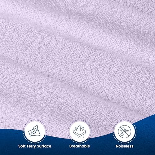 Utopia Bedding Waterproof Mattress Protector Full Size, Premium Terry Mattress Cover 200 GSM, Breathable, Fitted Style with Stretchable Pockets (Lavender)