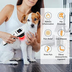 4x808nm+16x650nm Cold Laser Therapy Device for Pet Vet Animals Reduces Inflammation Red Light Therapy for Muscle & Joint Pain Relief Accelerate Healing, Infrared Light Therapy for Dogs Cat Horses