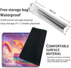 MTG Playmat with Zones Magic Card Playmat Game Mat,TCG & CCG Card Games Mat with Free Storage Bags Size 24 x 14 Inches (with Zones,Dragon3)