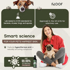 Hypochlorous Acid Spray for Dogs - Hot Spot Treatment & Allergy Relief - Dog Skin Anti Itching & Paw Licking Remedy - Wound Cleanser Spray (2.2 FL OZ) (Pack of 1)