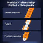 Creality K2 Plus/ K2 Nozzle 0.2mm, Original Unicorn Quick Swap Nozzle with Titanium Alloy Heat Break Copper Alloy Hardened Steel, High Flow High Speed Print for Creality K2 Series/Hi Combo