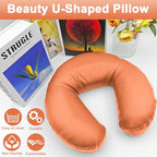 HOINCO Massage Face Cradle Cushion，Universal Headrest Face Rest Neck Head Cushion for Massage Chairs Spa Bed.(Coffee)
