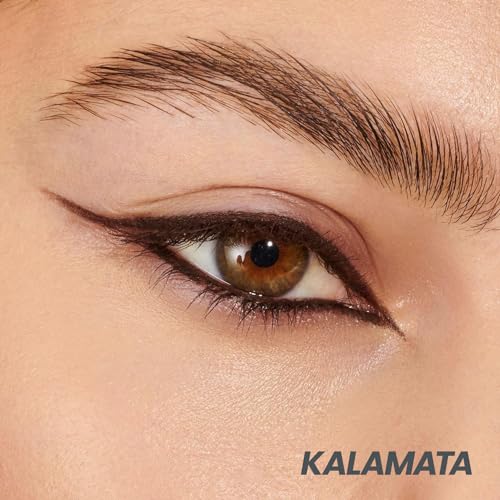 Wonderskin 1440 Longwear Brown Waterproof Eyeliner Pencil - Sharpenable Eyeliner Pencil and Smudge Proof Brown Eye Liner Pencils (Kalamata)