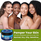Whipped Beef Tallow Balm for Skin, 5 oz - 8-in-1 Organic Multi-Use Natural Moisturizer for Face, Body, Lips - Hydrates Dry & Cracked Skin with Grass-Fed Ingredients, Collagen, Manuka Honey (Unscented)